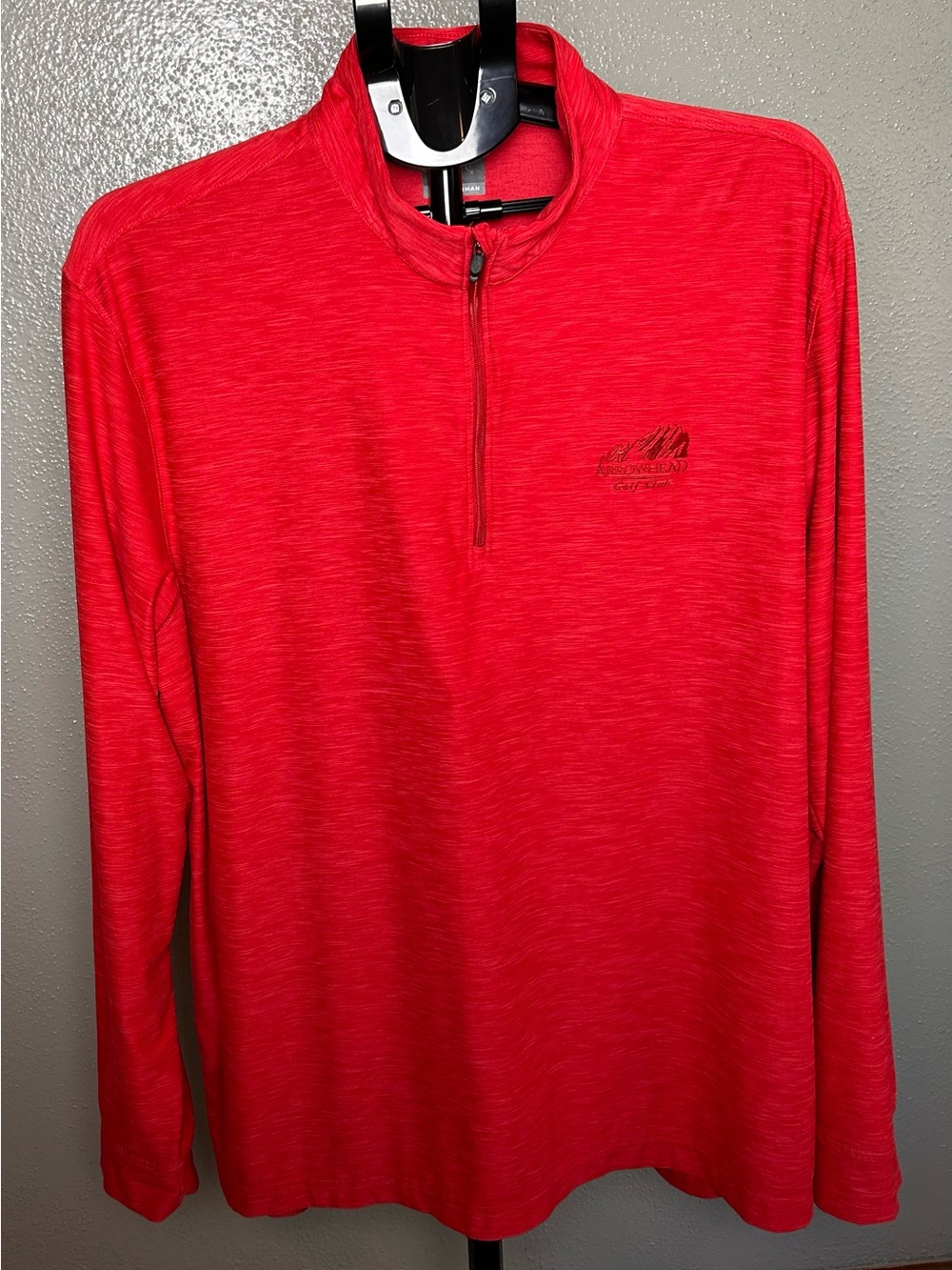 Greg Norman Collection Men’s Red Quarter-Zip Pullover